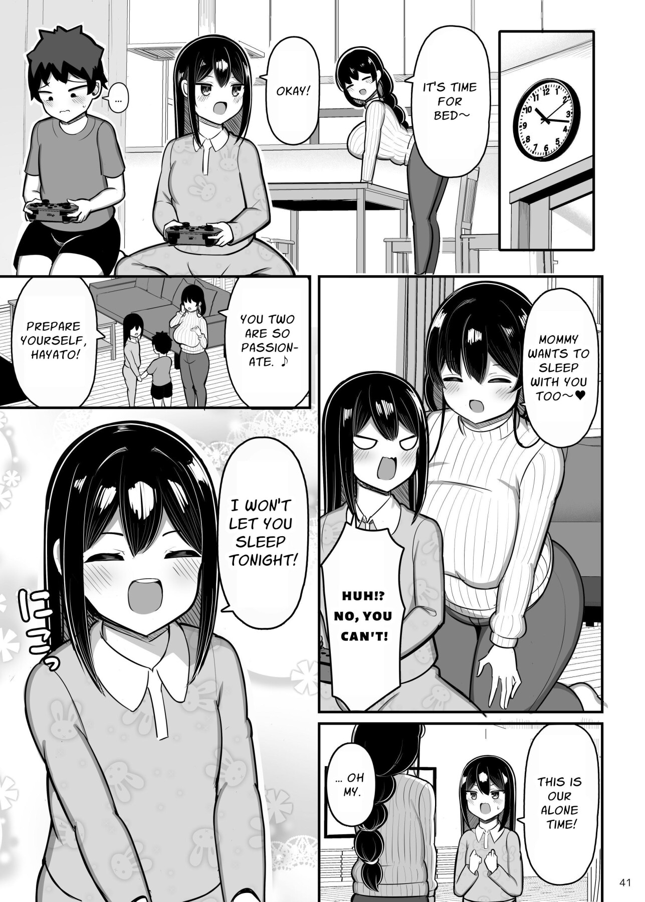 Hentai Manga Comic-Ara Ara Mama and Her Daughter's Boyfriend-Read-41